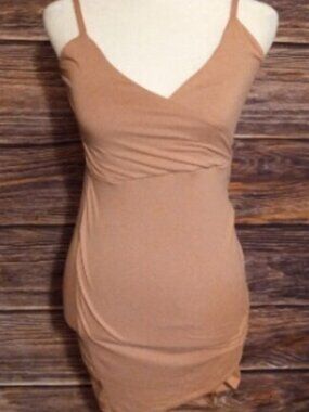 Women's Capella Summer Babe Dress Ruched Asymmetric Mini Dress in Mauve
